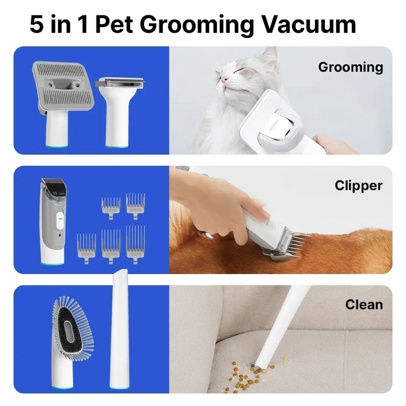 Pet Grooming Vacuum Kit