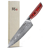 Japanese Damascus Steel Chef Cooking Knives