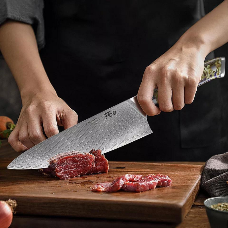 Japanese Damascus Steel Chef Cooking Knives